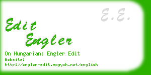 edit engler business card